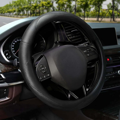 Car Steering Wheel Cover, Black Steering Wheel Cover Women & Men