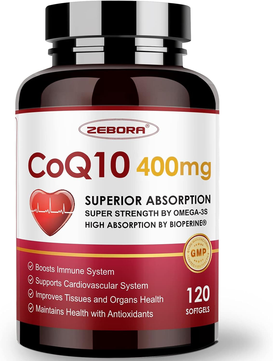 Coq10 400Mg Softgels, 120 Servings