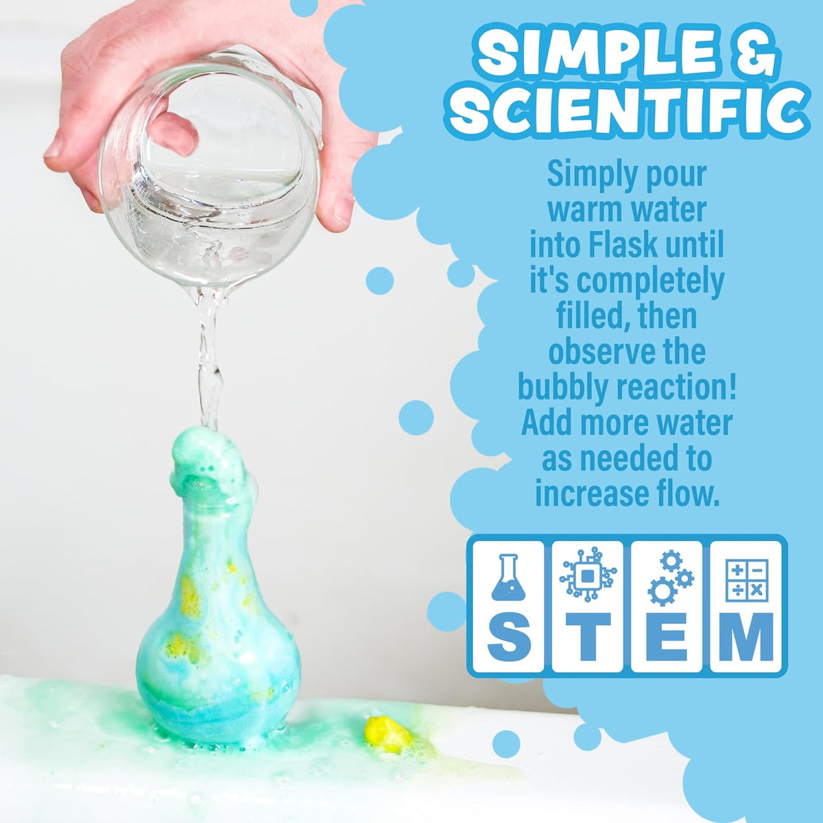 ® Kids Bath Bomb Potion™ Bath Toy, Variety 6 Pack | Nontoxic | Fizzes, Foams & Bubbles with an Eruption of Color | Interactive Bath Bombs | Fun Science Toddler Bath Toys