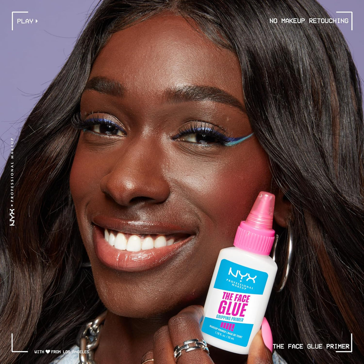 the Face Glue Gripping Primer, Hydrating Makeup Primer with up to 24HR Wear, Vegan & Cruelty Free