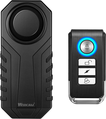 113Db Bike Alarm Wireless Vibration Motion Sensor Waterproof Motorcycle Alarm with Remote