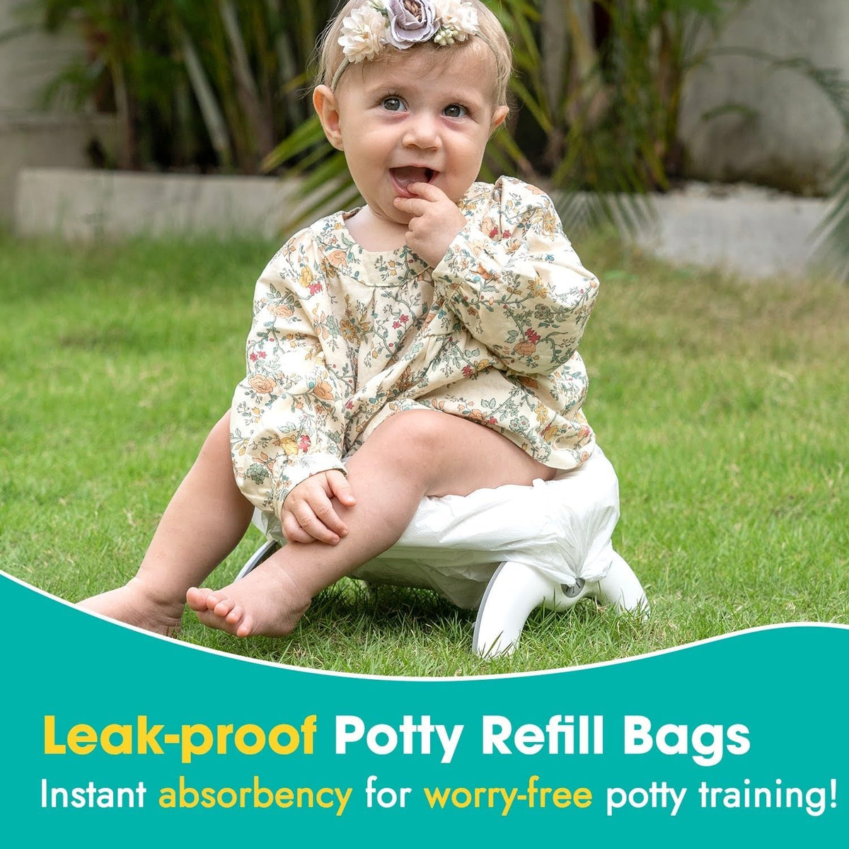 [60 Counts] Disposable Potty Liners Compatible with OXO Tot 2-In-1 Go Potty