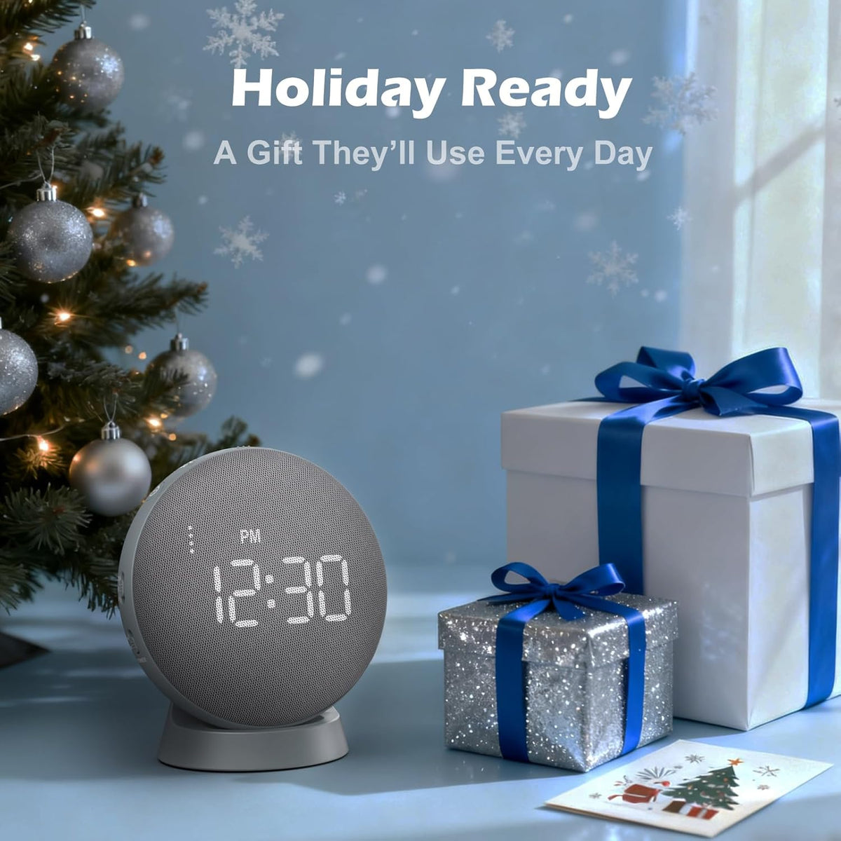 Super Loud Vibrating Alarm Clock for Heavy Sleepers Adults Teens