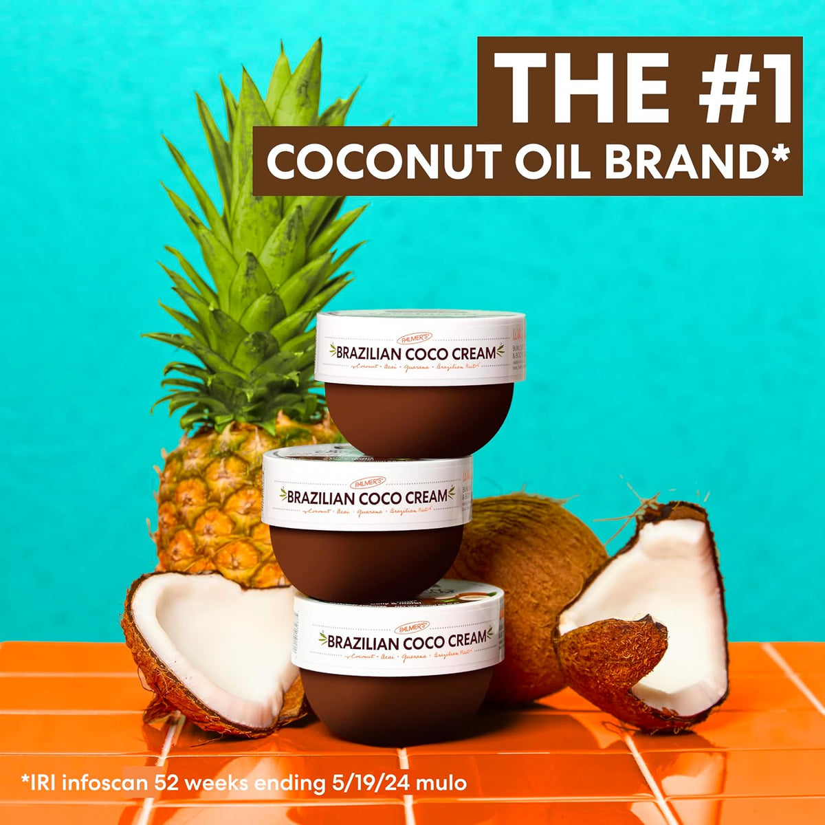 Firming Body Cream, Brazilian Coco Coconut Oil Formula (8.8 Fl Oz)