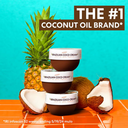 Firming Body Cream, Brazilian Coco Coconut Oil Formula (8.8 Fl Oz)
