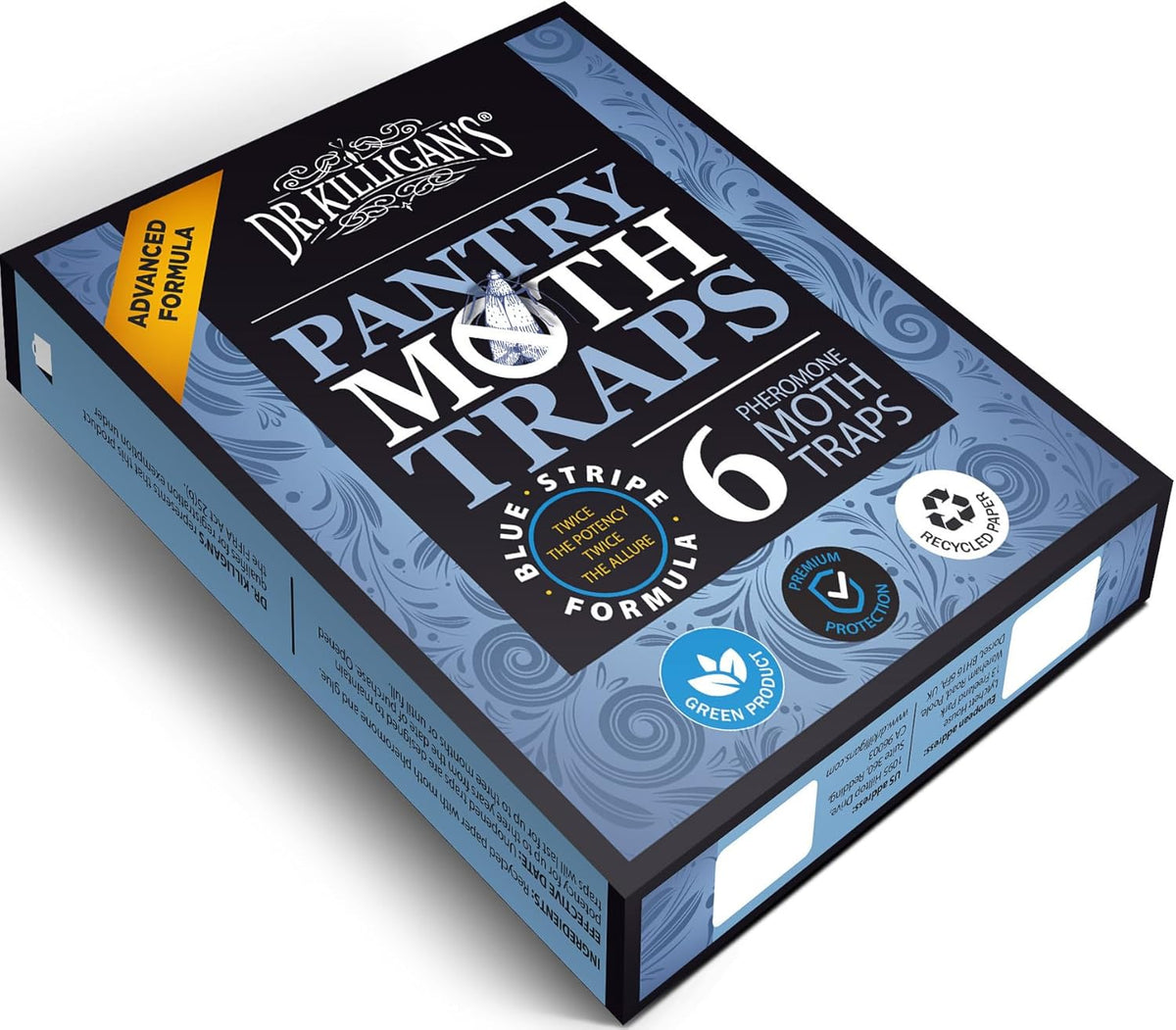 Pantry Moth Traps with Pheromones Prime, 6 Pack, Blue