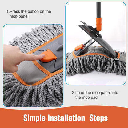 Microfiber Dust Mop for Hardwood Floor Cleaning