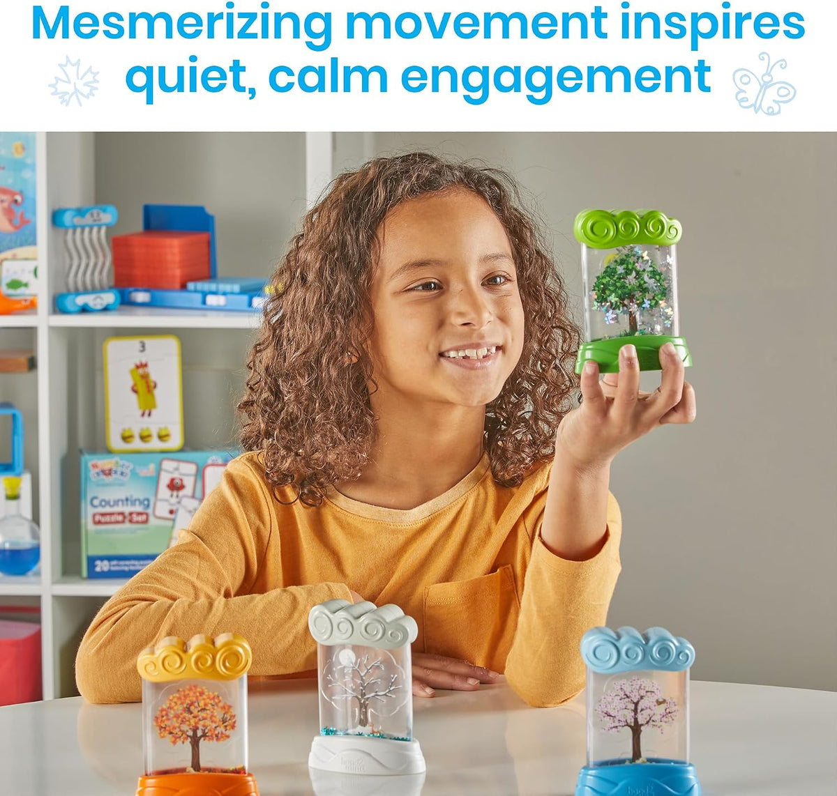 Changing Seasons Sensory Tubes, Science Toys, Ages 3+