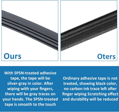 4Pcs Wiper Blade Refill, 28 Inch DIY Adjustable Wiper Blade Refill