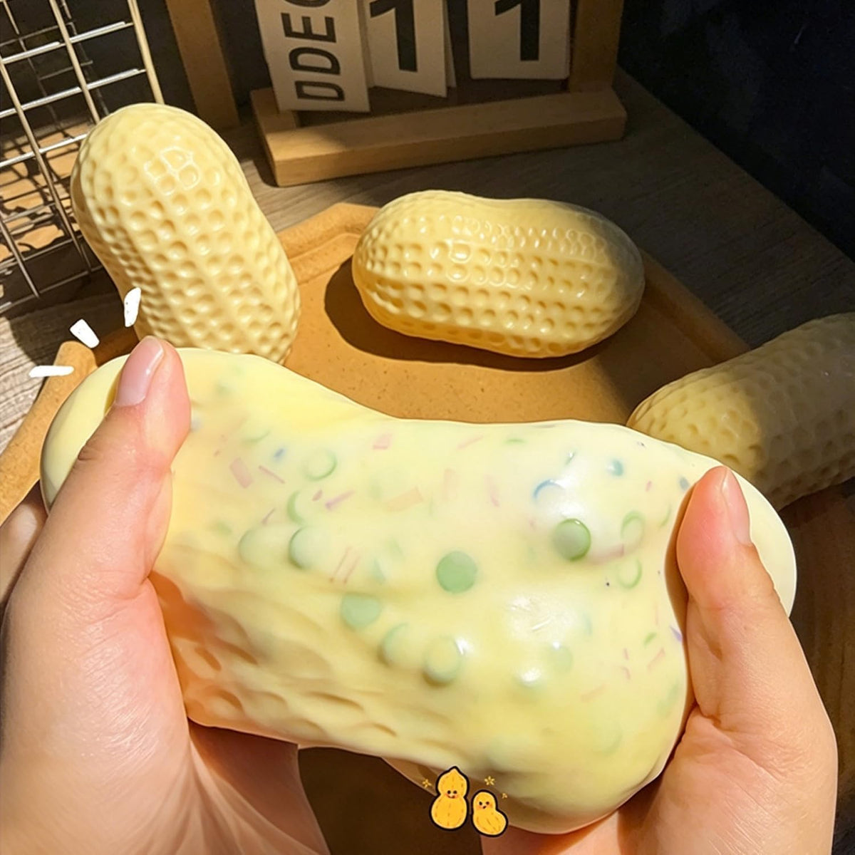 Crunchy Peanut Squishy Slow Rising Fidget