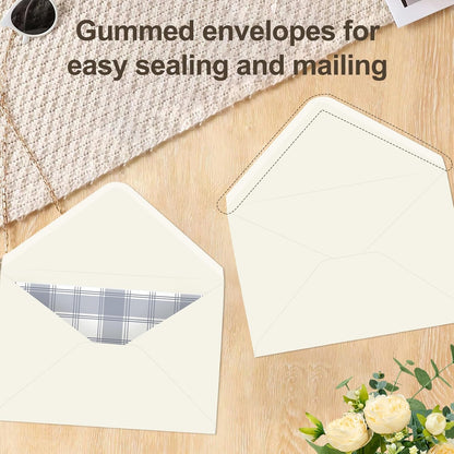 Thank You Cards Set of 30 with Envelopes and Stickers - Elegant Blank Cards
