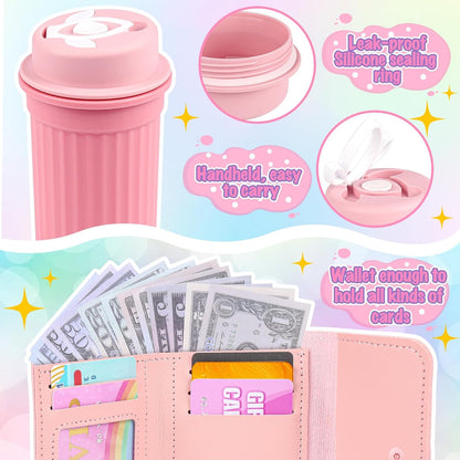 Play Purse with Watch, Phone, Pretend Play Toys for Girls Ages 3-8