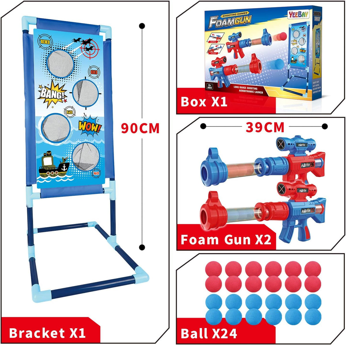 Shooting Game Toy for Age 6, 7, 8,9,10+ Years Old Kids, Boys