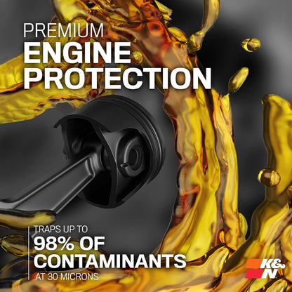 Motorcycle Oil Filter: High Performance, Premium, KN-138