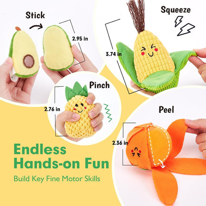 Baby Sensory Toys Montessori Toys 1 Year Old Fruit Vegetable 16Pcs