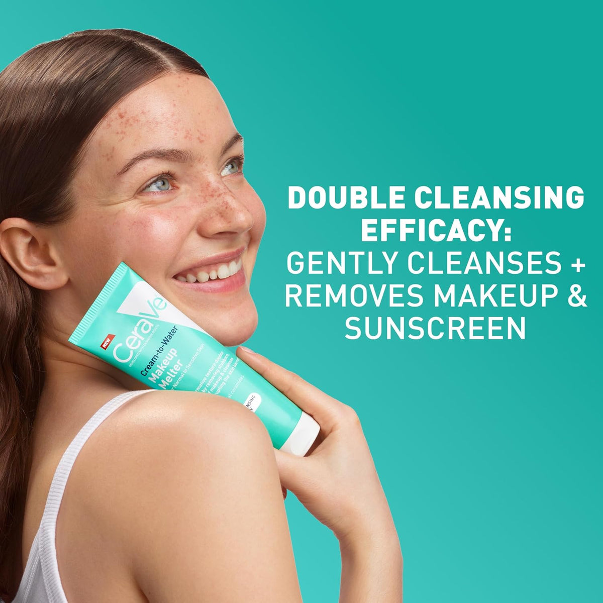 Cream-To-Water Makeup Melter, Facial Cleanser for Makeup Removal,4Oz