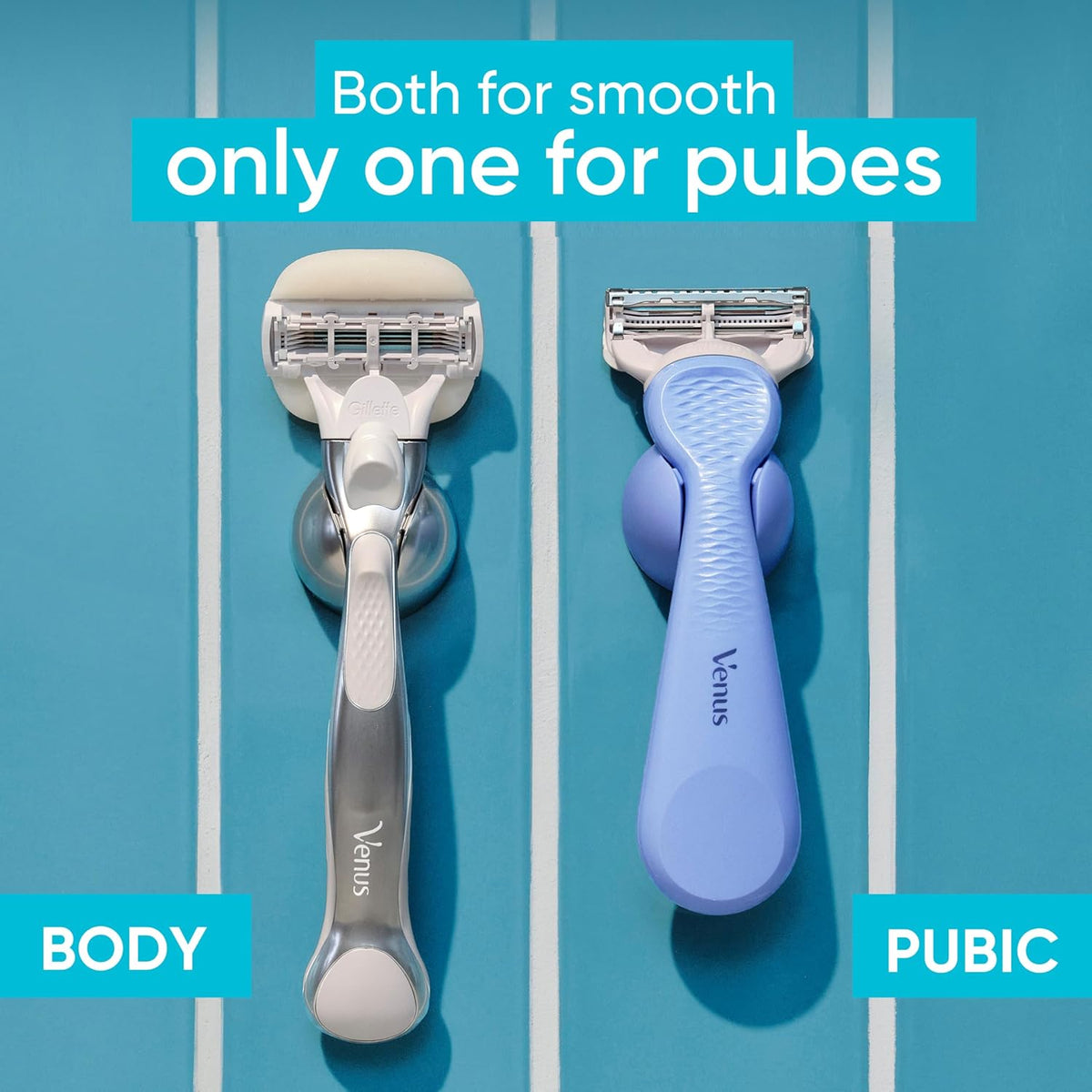 Intimate Grooming Women'S Razor for Pubic Hair and Skin, Bikini Razor, Handle + 3 Razor Refills