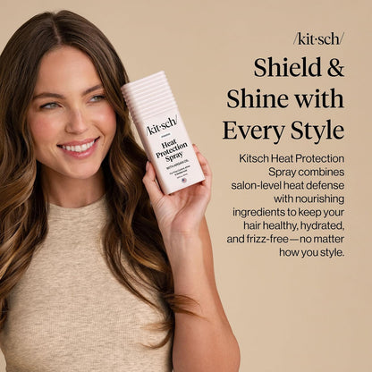 Heat Protection Spray for Hair - with Argan Oil 6.8Oz