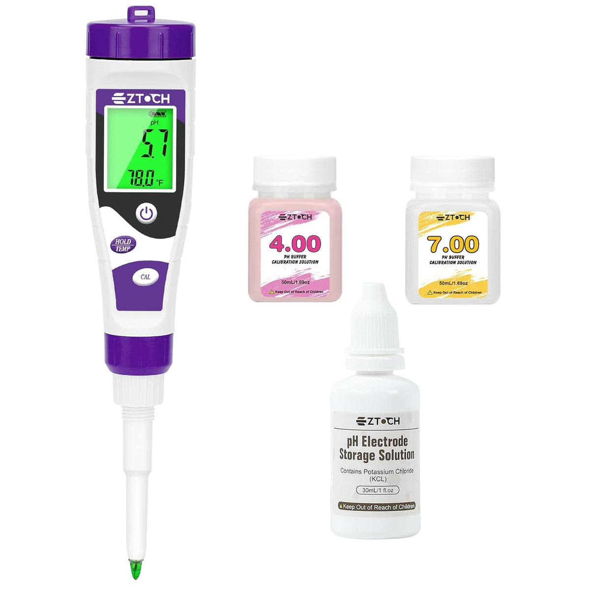 Food Ph Meter, Digital Ph Meter for Food Fermentation Canning