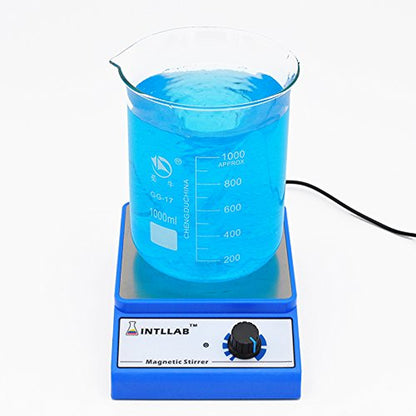 Magnetic Stirrer Stainless Steel Magnetic Mixer with Stir Bar (No Heating) Max Stirring Capacity: 3000Ml
