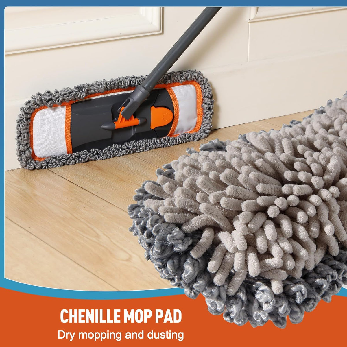 Mops for Floor Cleaning for Hardwood, Marble, Tile Floor Mopping