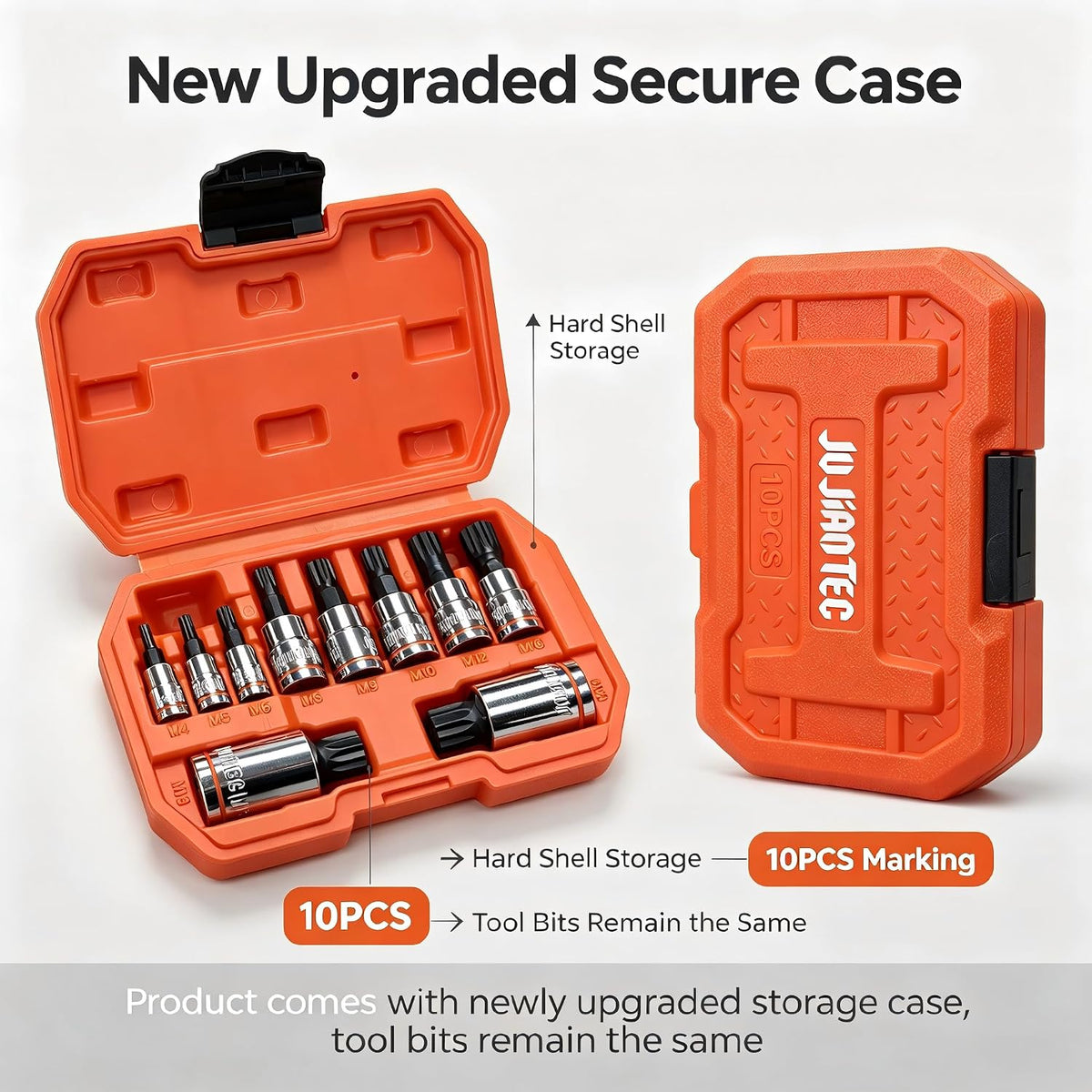XZN Triple Square Spline Bit Socket Set, 10 Piece