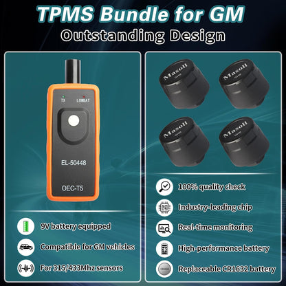 TPMS Sensor for GM Chevy Silverado Buick Cadillac GMC, DIY Install
