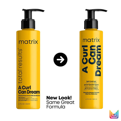 Matrix a Curl Can Dream Light Hold Gel – for Curly & Wavy Hair, 7.6 FL Oz