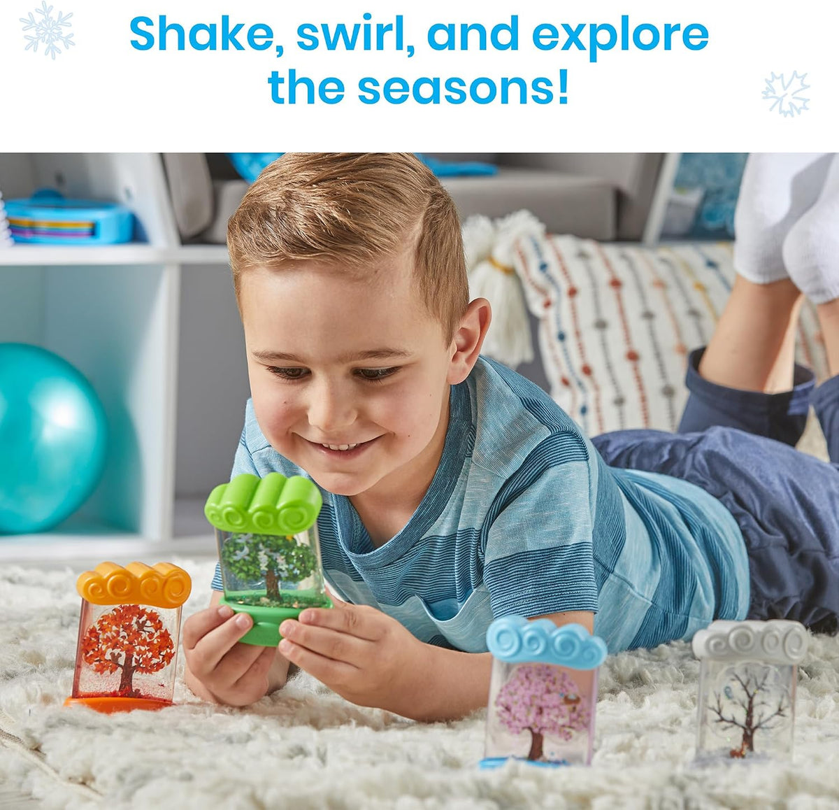 Changing Seasons Sensory Tubes, Science Toys, Ages 3+