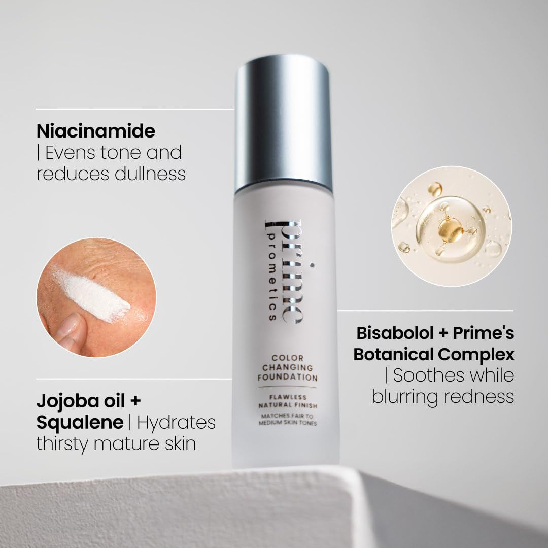 Color Changing Foundation for Mature Women