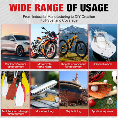 Carbon Fiber Epoxy Repair Kit for Bikes & Cars