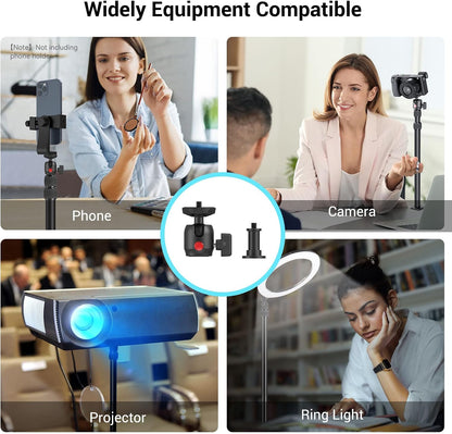 SMALLRIG Camera Mount C Stand, 15"-35" Adjustable Desk Clamp Table Tripod