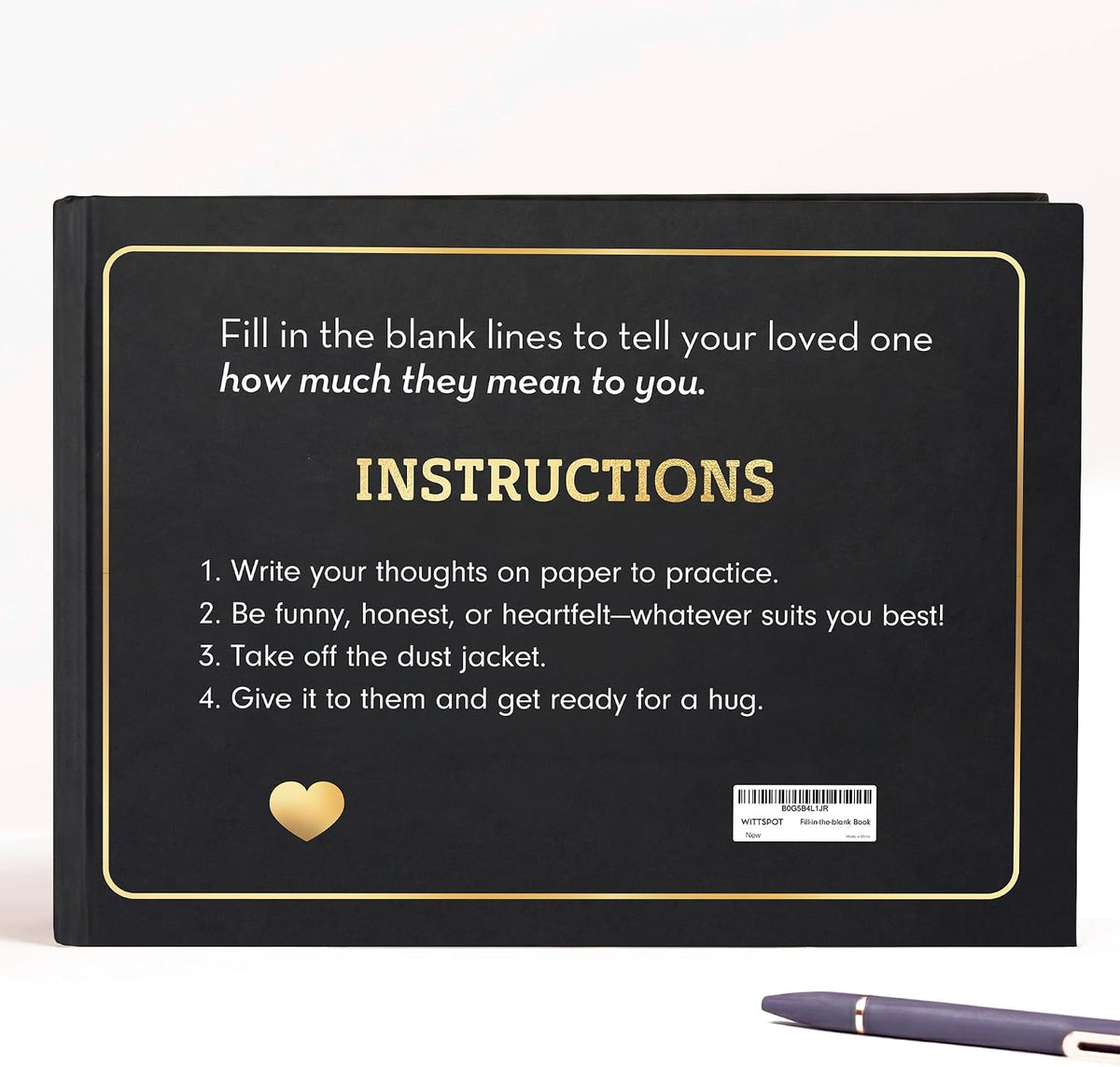What I Love about You Book - Valentines Day Gifts for Him, Her - Fill-In-The-Blank Book for Men, Boyfriend, Husband, Women, Girlfriend, Wife, Him, Her - Couples Gifts for Anniversary, Christmas & More