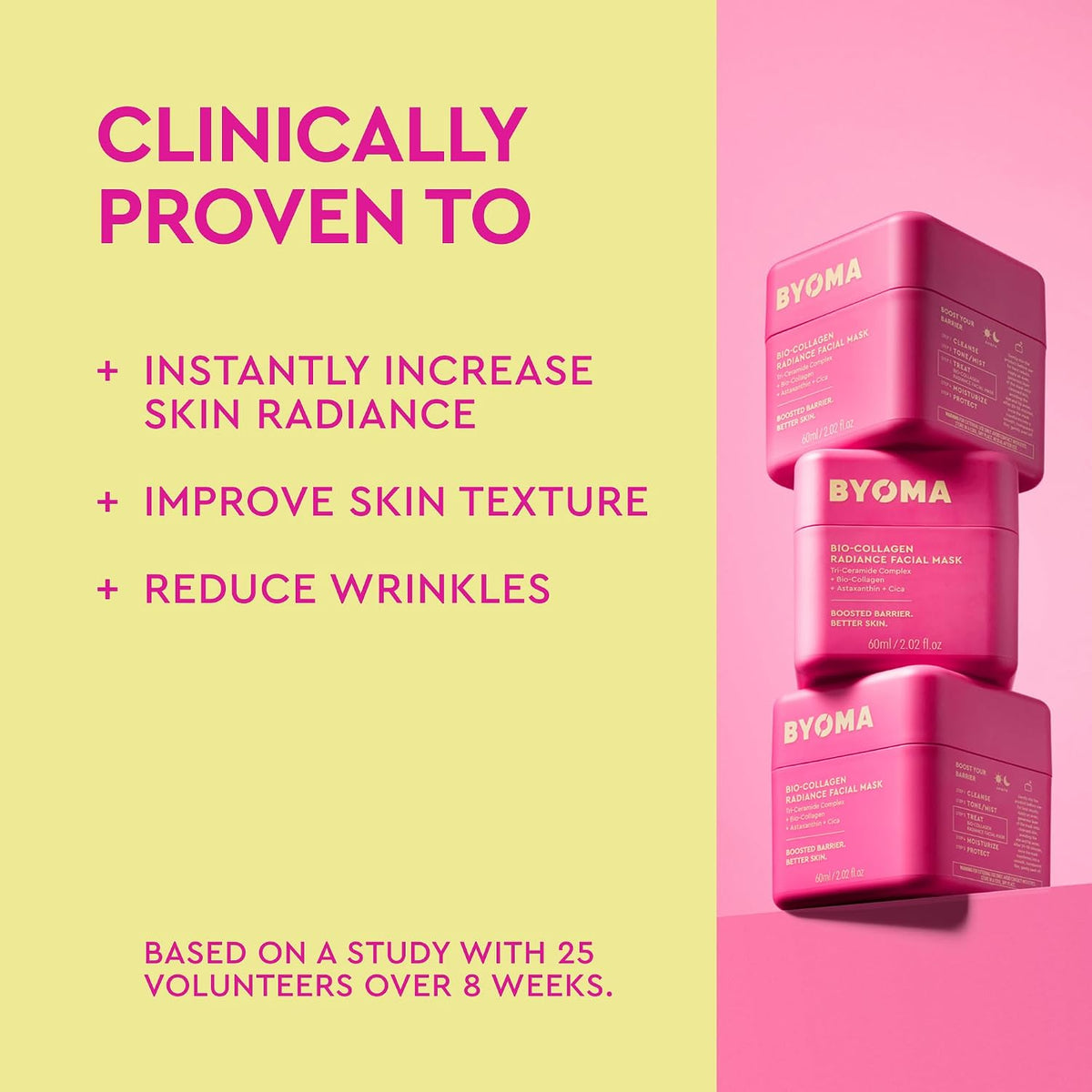 Collagen Face Mask - Bio-Collagen Peel-Off Mask for Glass Skin