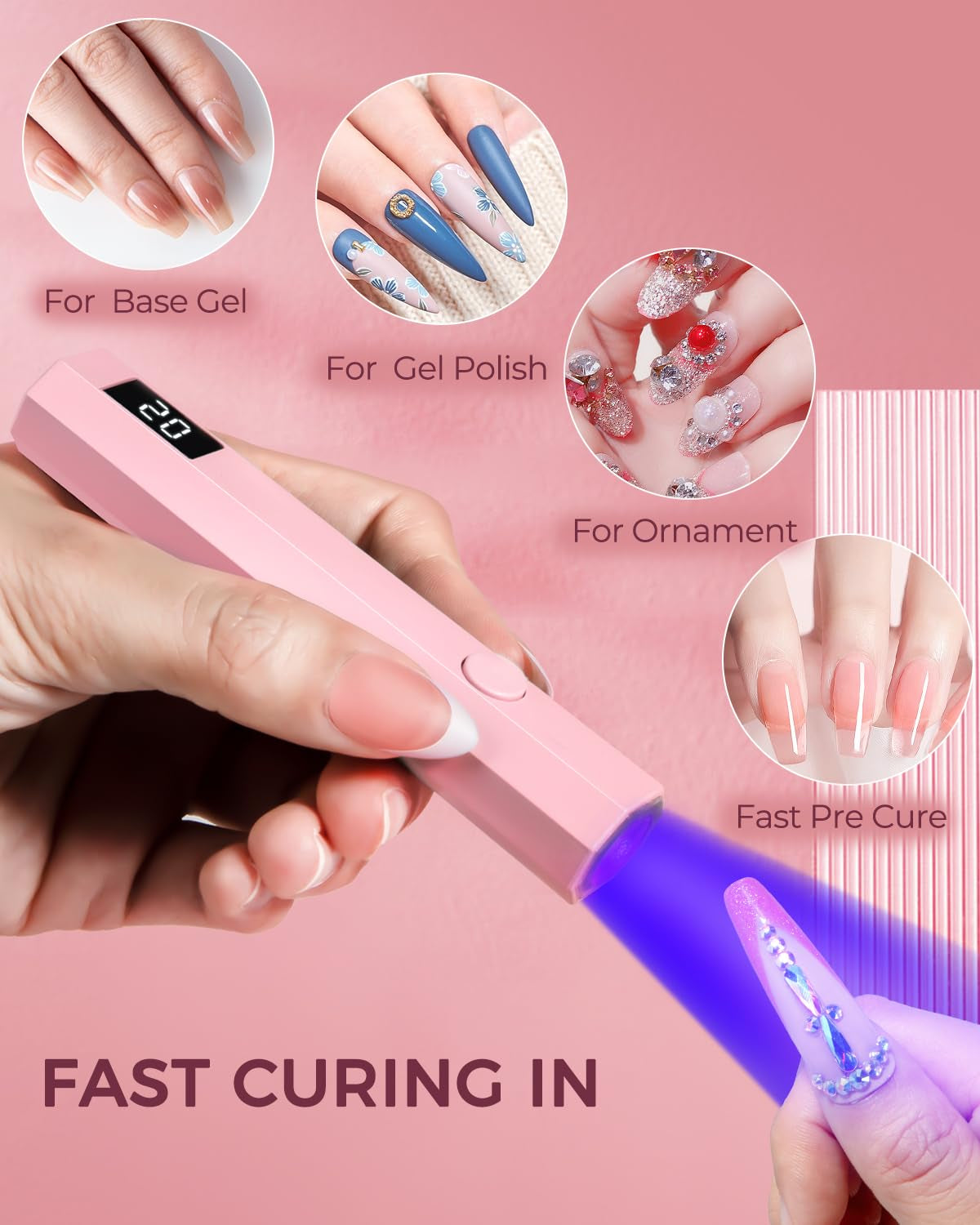 UV Nail Light Handheld UV Light for Nails