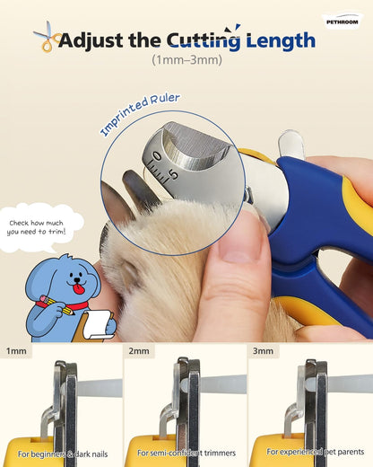 Professional Dog Nail Clipper with Safety Guard, Avoid Overcutting