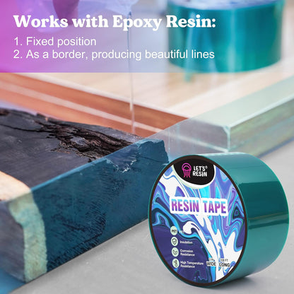 Epoxy Resin Tape, 2 in X 108 Ft, Heat-Resistant Release Tape
