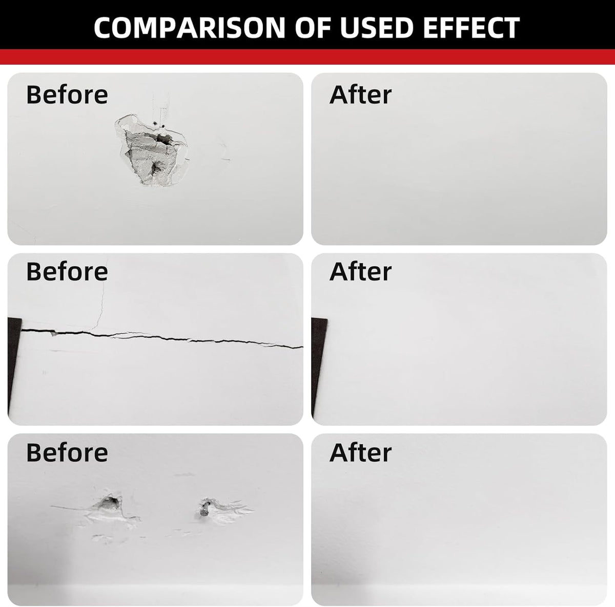 Drywall Repair Kit, Drywall Hole Patch Repair Kit Spackle Wall Repair Kit