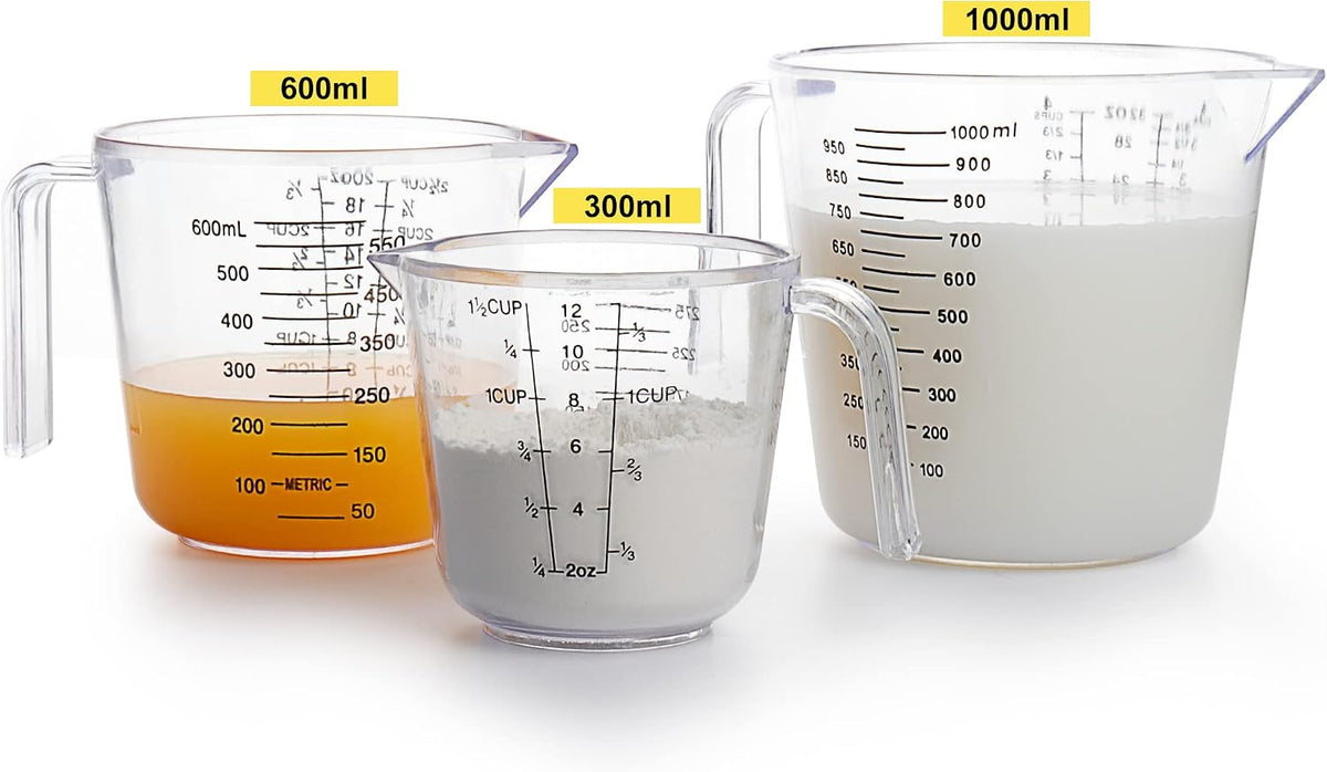Measuring Cups Set, Liquid Measuring Cups for 3 for Kitchen