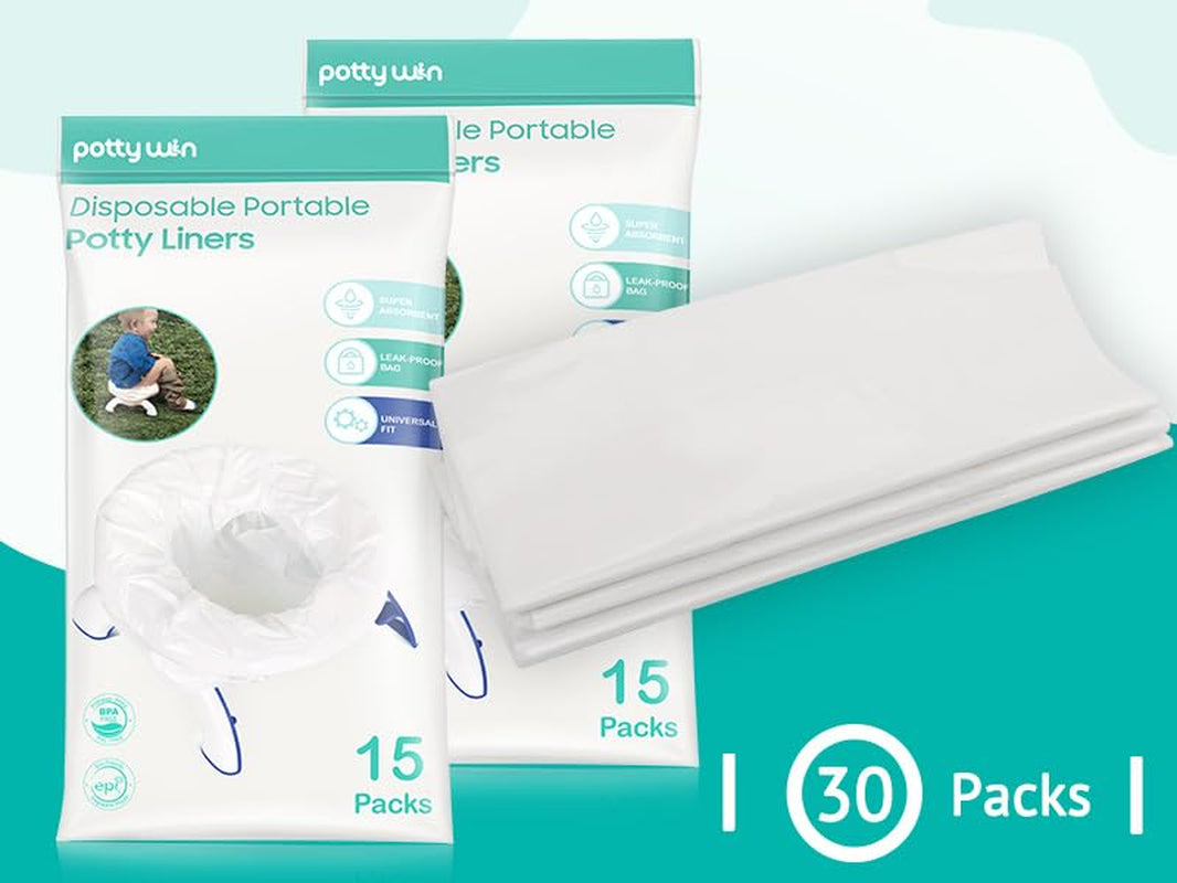 [30 Counts] Disposable Potty Liners Compatible with OXO Tot 2-In-1 Go Potty