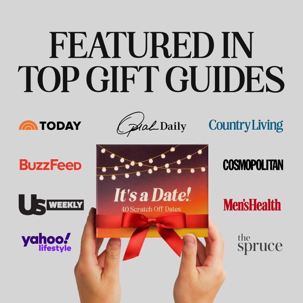 , 40 Fun and Romantic Scratch off Date Night Ideas for Him, Her, Girlfriend, Boyfriend, Wife, Husband & Couples, Valentine'S Gift for Men and Women
