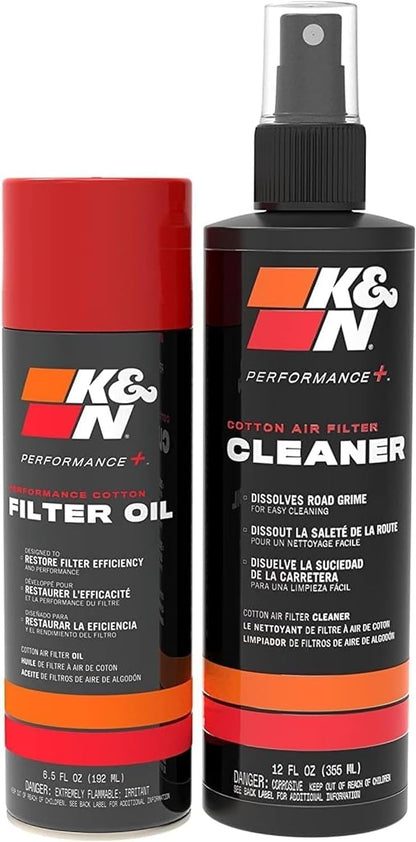Air Filter Cleaning Kit: Aerosol Filter Cleaner and Oil Kit; Restores Engine Air Filter Performance; Service Kit-99-5000, Multi