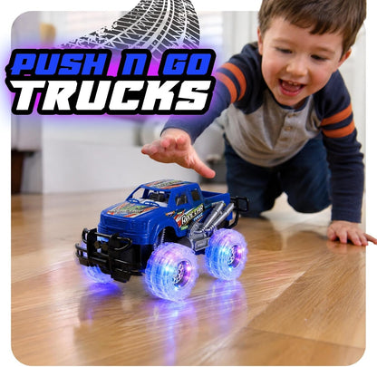 Light up Monster Truck Toys for Toddler Boys, Toy Cars Gift