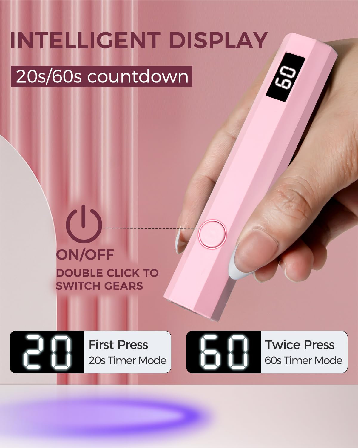 UV Nail Light Handheld UV Light for Nails