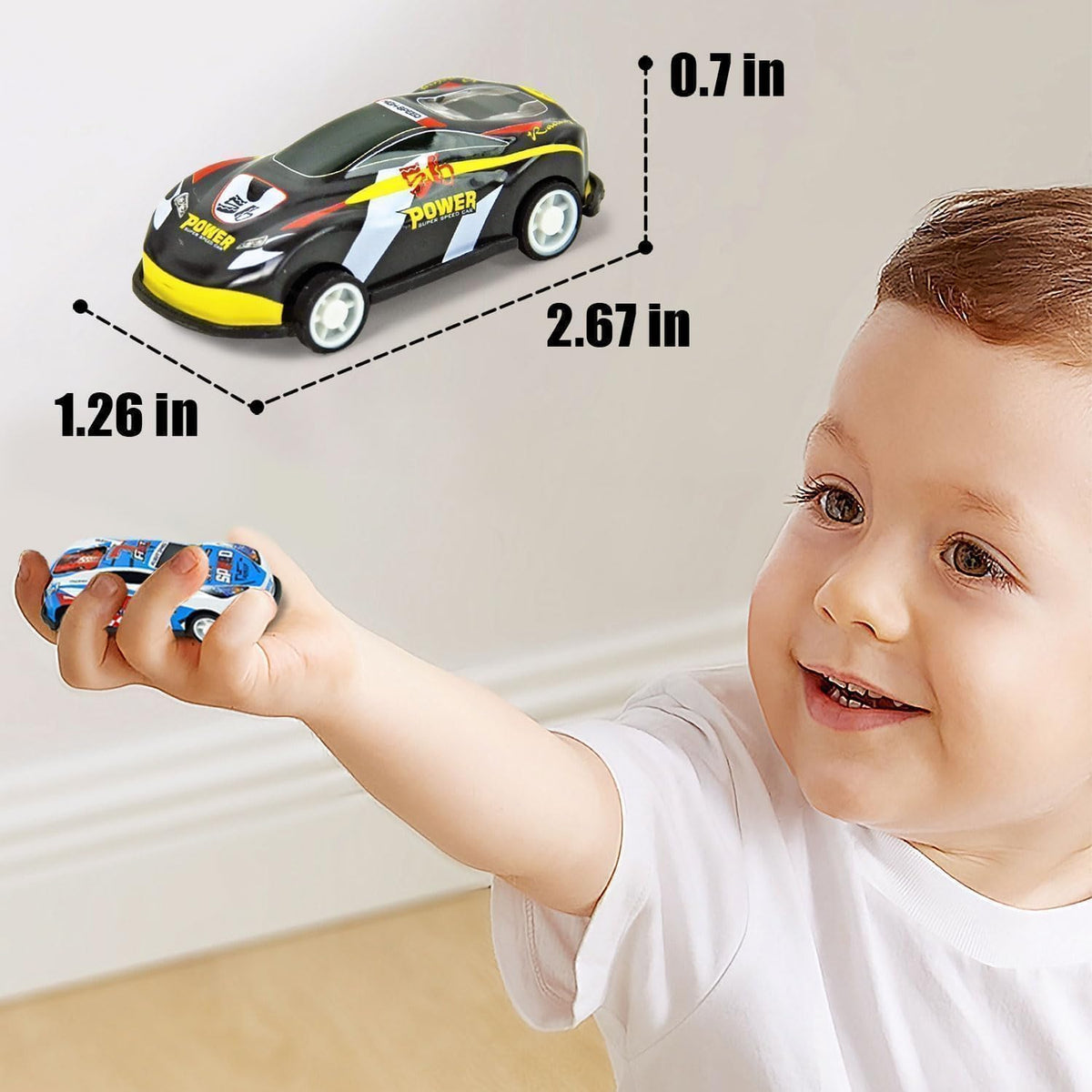 30 Toy Cars for Kids, Mini Race Car Party Favors & Classroom Prizes