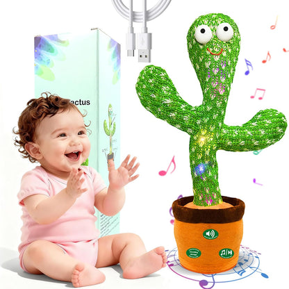 Interactive Dancing Talking Cactus Toy, Repeat What You Say