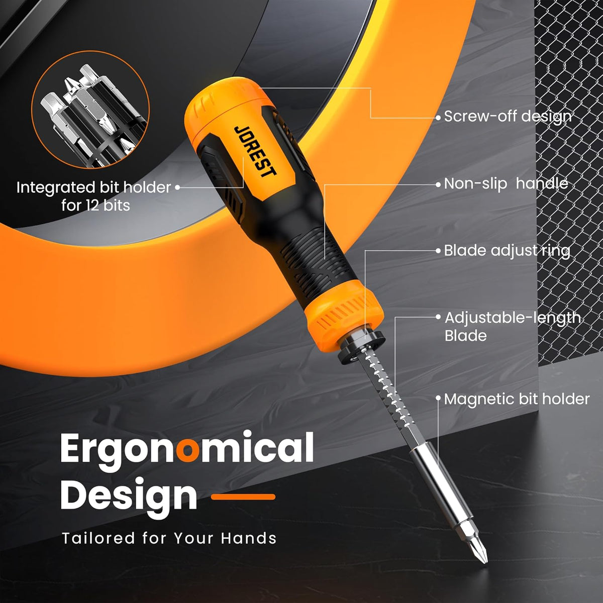 25 in 1 Multi Screwdriver Set, Magnetic Screwdriver Multitool