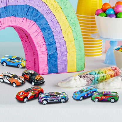 30 Toy Cars for Kids, Mini Race Car Party Favors & Classroom Prizes