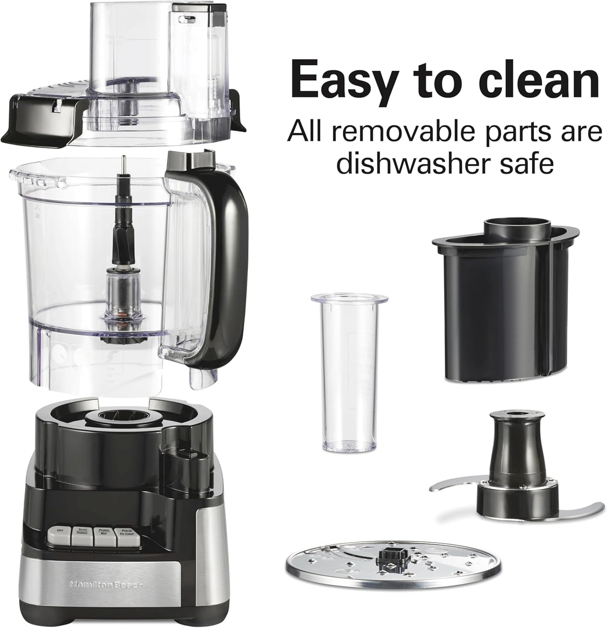 12 Cup Stack & Snap Food Processor and Vegetable Chopper