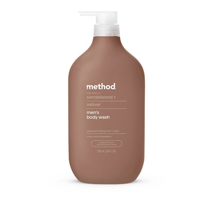 Men’S Body Wash, Sandalwood + Vetiver, 28 Fl Oz